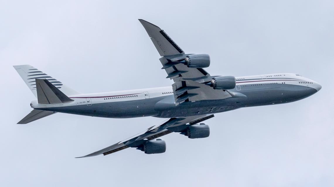 Defense Department accepts Boeing 747 from Qatar for Trump's use