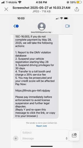 Giannoulias: Don’t click on fake texts from Illinois DMV with threats about traffic tickets