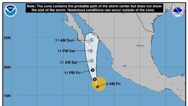 Tormenta tropical Alvin: Vea su trayectoria y modelos en espagueti