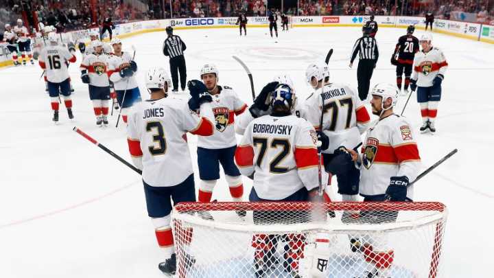 Florida Panthers complete series win over Carolina Hurricanes to secure 3rd consecutive Stanley Cup Final appearance