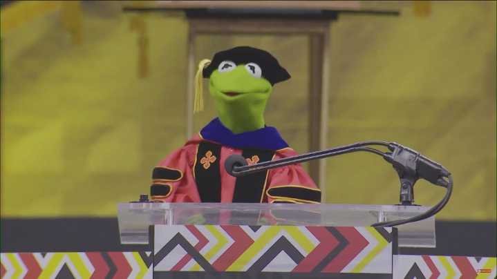 Kermit the Frog inspires University of Maryland grads in 2025 speech