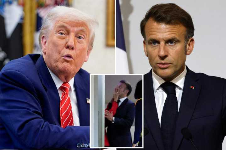 Trump offers Emmanuel Macron marriage advice after slap by wife Brigitte