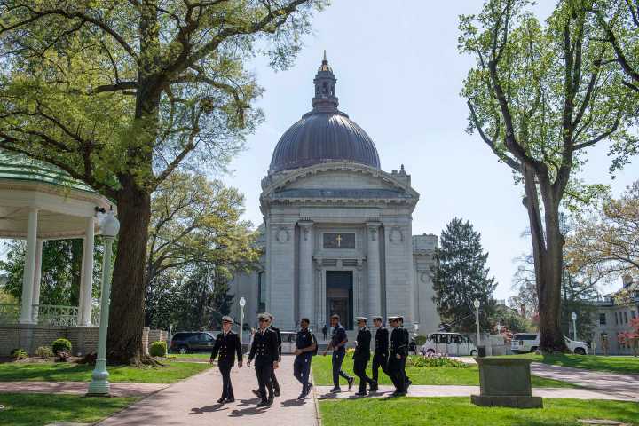 Hundreds of ‘DEI’ books are back at the Naval Academy. An alum and a bookshop fought their removal.