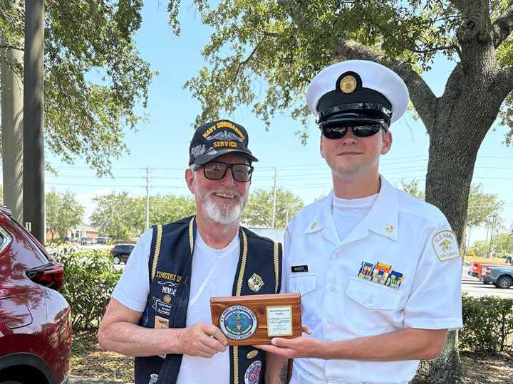 Chief Petty Officer P. Hackett Honored With The “Most Improved Cadet”