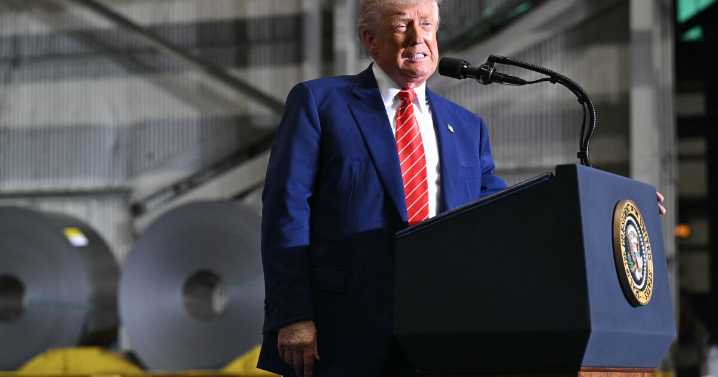 Trump announces plan to double tariffs on imported steel to 50%