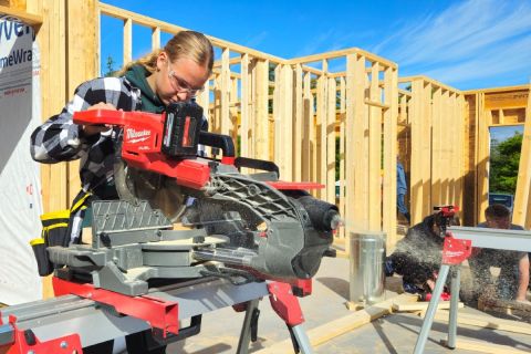 Think your homework was tough? In the UP, students had to build a house