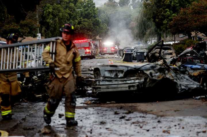 Varios muertos en accidente de aviación en California