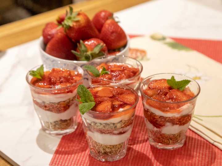 RECIPE: Start your day with strawberry parfait