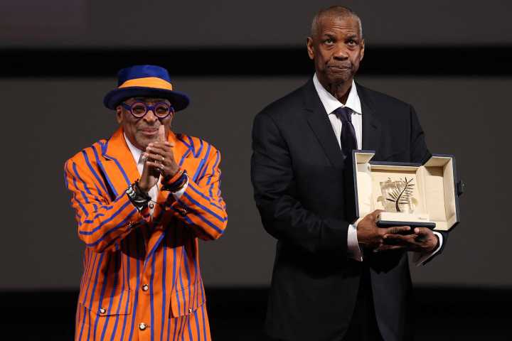 Denzel Washington gets a surprise honor from Spike Lee at ‘Highest 2 Lowest’ premiere in Cannes 