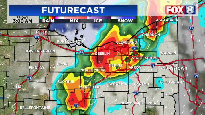 Tracking storms: Strong winds, heavy downpours possible overnight