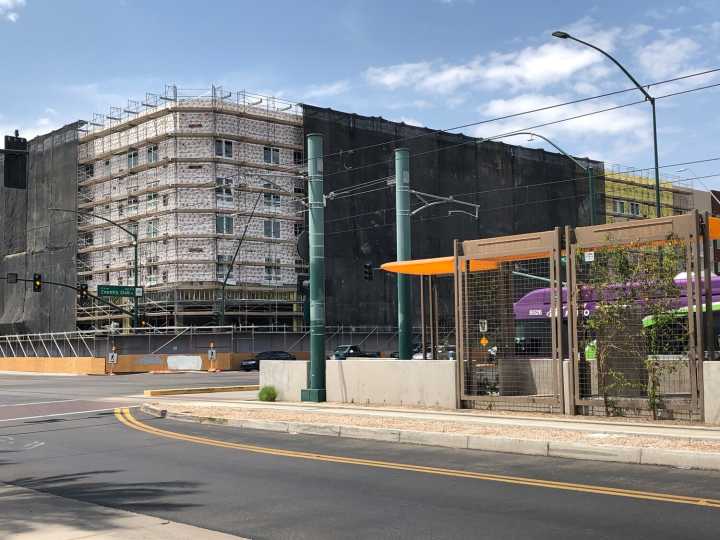 Over a year after breaking ground, progress on downtown Mesa housing development going smoothly