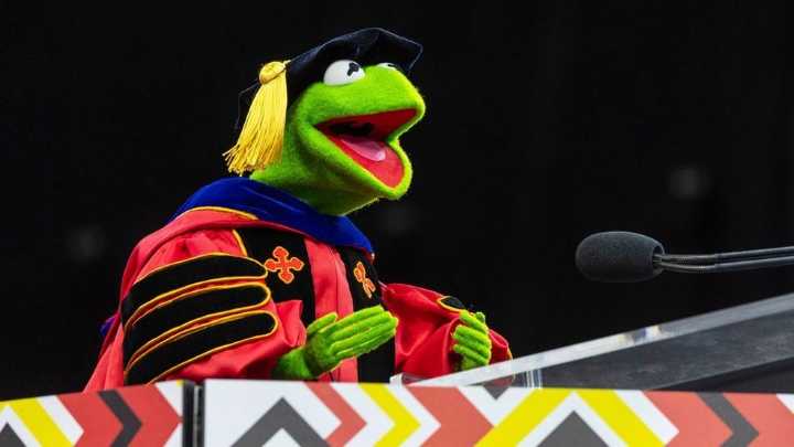 WATCH: Kermit the Frog speaks to University of Maryland's class of 2025 graduates