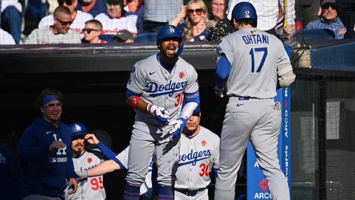 Watch: Shohei Ohtani hits leadoff homer in second straight game as Dodgers beat Guardians 7
