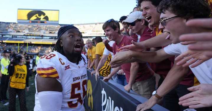Iowa State football kickoff times, TV info released for Cy-Hawk rivalry, South Dakota, Arkansas State