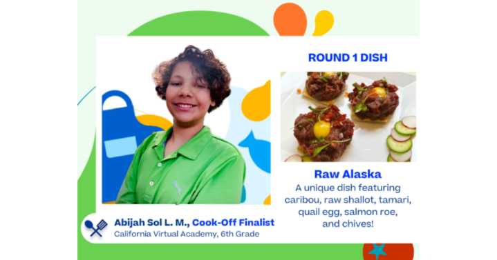 Beverly Glen Sixth Grader Advances to Finals of National Student Cook