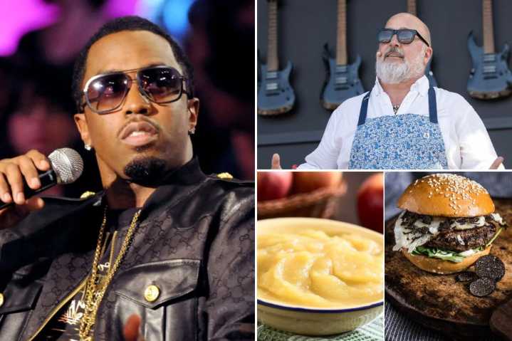 Celebrity chefs shred Diddy's 'travesty' of putting applesauce on burgers