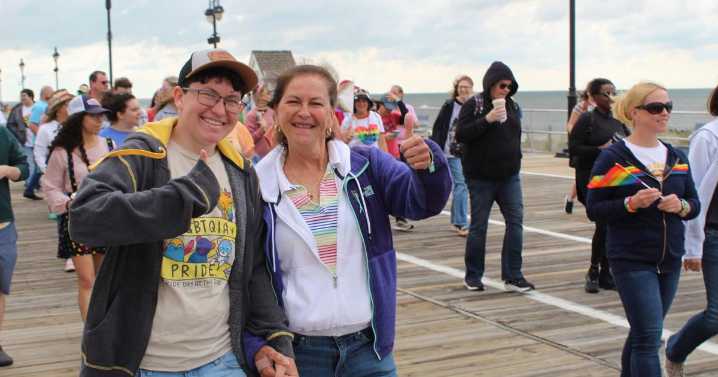 Hundreds support LGBTQ+ community on Ocean City Boardwalk ahead of Pride Month