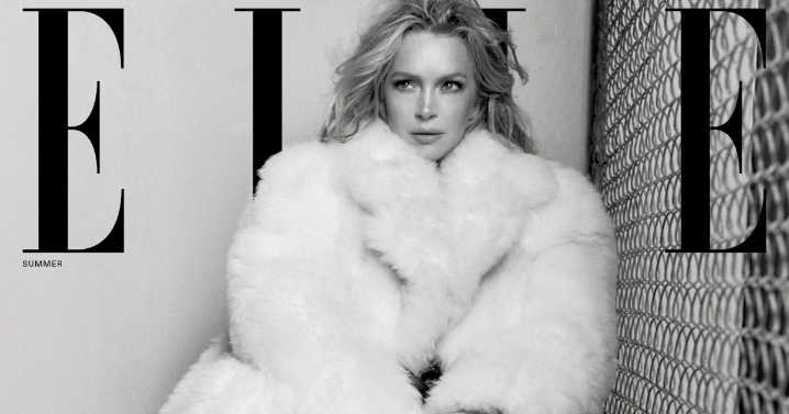 Lindsay Lohan US ELLE Summer 2025