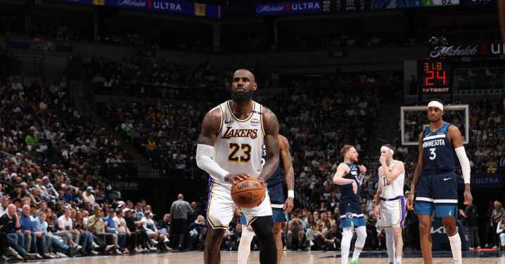 LeBron James still can’t believe the camera angle used on foul call in Game 4 vs. Wolves