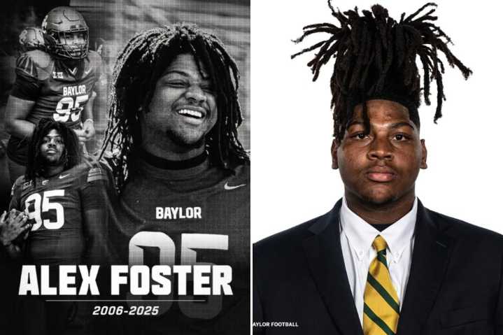 Baylor lineman Alex Foster killed at 18 in tragic shooting