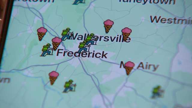 Get the scoop: Find ice cream parlors, hiking trails in new app