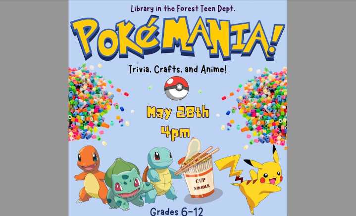 Vestavia Hills Library in the Forest to host Pokemania event Wednesday