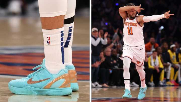 Jalen Brunson Nike Kobe 6 Statue of Liberty IQ5774