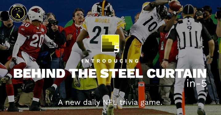 Steelers trivia: Your in-5 daily game, Wednesday edition