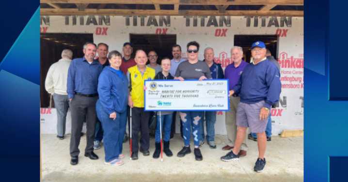Lions Club of Owensboro sponsors a new Habitat for Humanity home