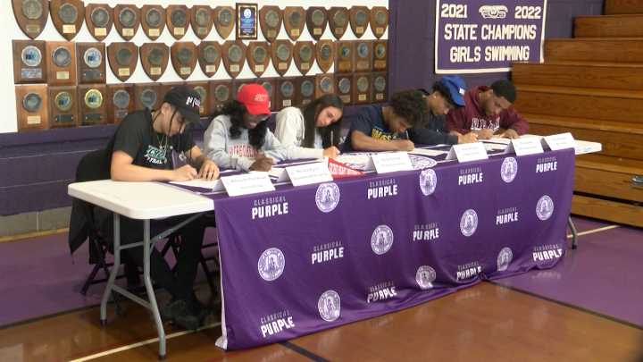 Six Classical Student-Athletes Make College Commitment Official Thursday
