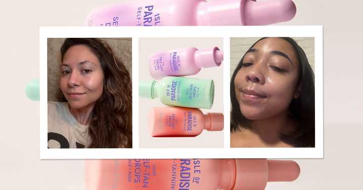 Isle of Paradise Self-Tan Face Drops Review With Original Photos