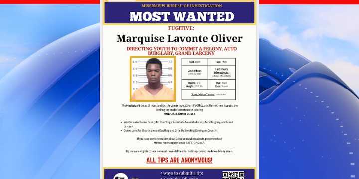 Authorities seeking information on ‘Most Wanted’ man with multiple felony charges across the Pine Belt