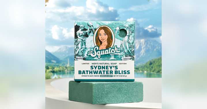 Sydney Sweeney is selling soap infused with her ‘actual’ bathwater… and we feel dirty just typing this