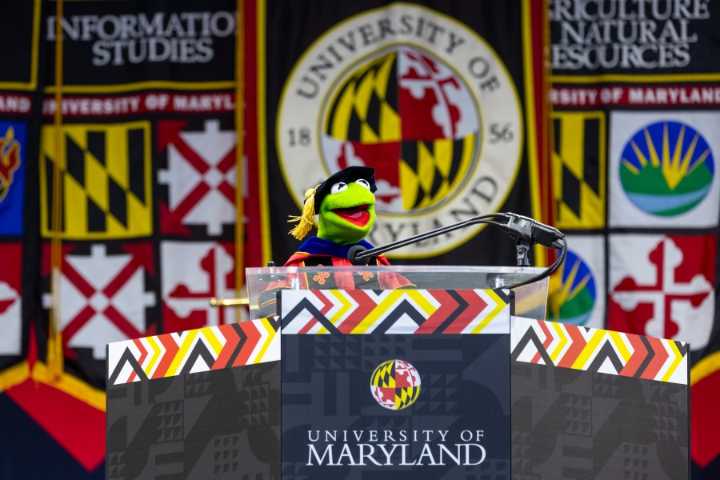 Kermit the Frog delivers commencement address