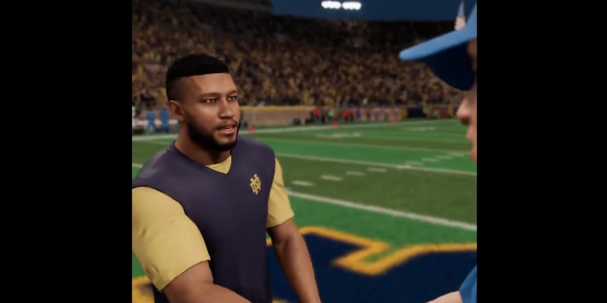 Notre Dame featured in debut trailer for EA Sports College Football 26 video game
