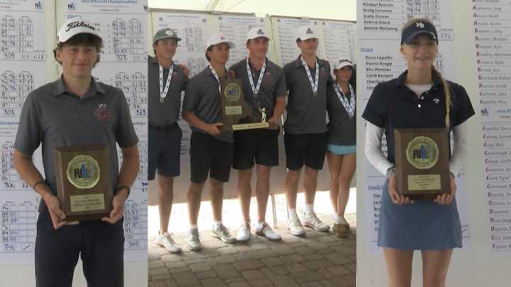 RIIL State Golf Championships Day 2: Eaton Runs Away With Girls Title, MacLeod Takes Boys Crown In Playoff, La Salle Completes Team Four