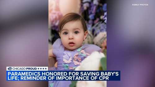 Chicago fire paramedics save life of 13-month-old Arbora suffering cardiac arrest using CPR, advanced life support efforts