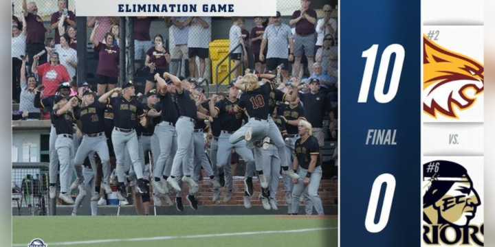 #2 PRCC rebounds with shutout win over #6 ECCC, 10-0, advances to NJCAA DII Championship