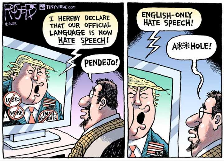 Los disparates de Trump en inglés - La Tribuna Hispana USA