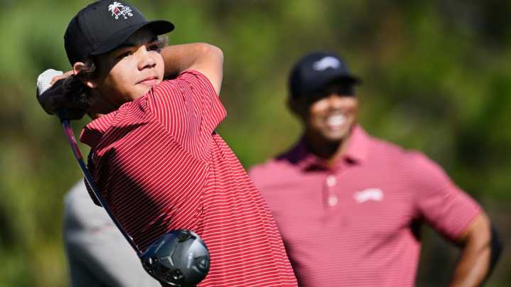 Tiger Woods' son Charlie wins his first American Junior Golf Association event