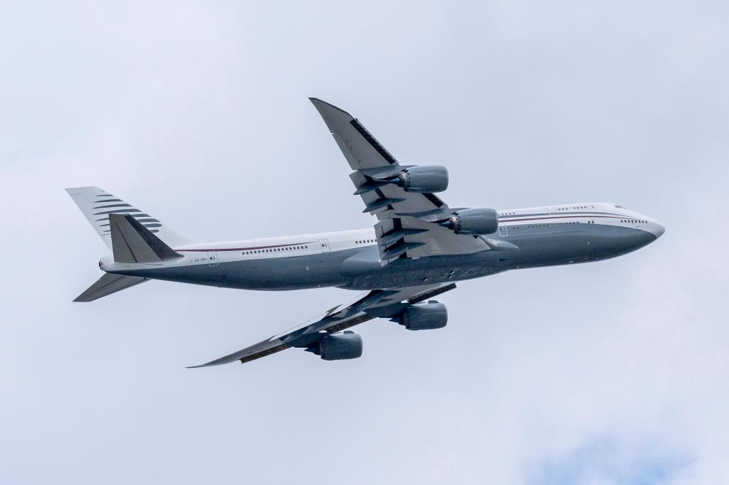 Departamento de Defensa acepta Boeing 747 de Qatar para uso de Trump