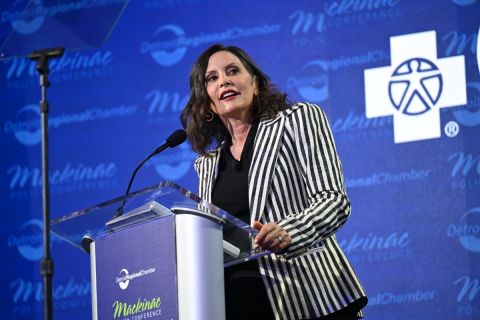 Gretchen Whitmer urged bipartisan cooperation. Michigan lawmakers quickly clashed