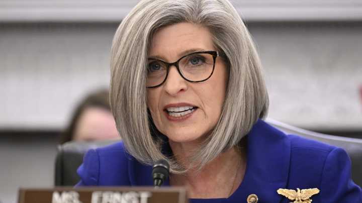 Ernst draws groans at town hall after retort on Medicaid cuts, saying 'we all are going to die'