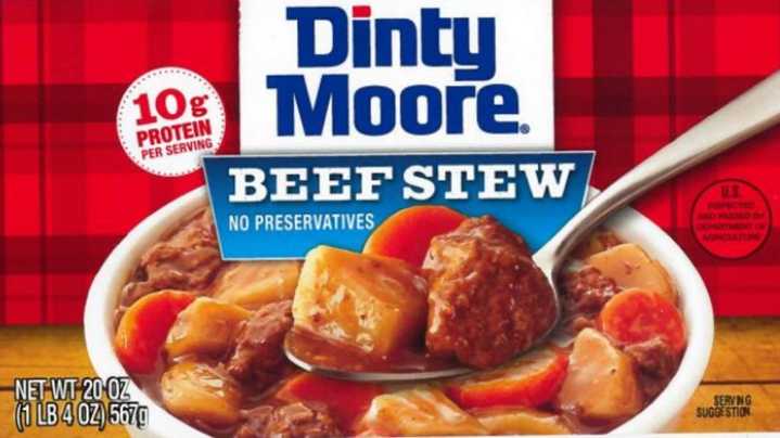 More than 250,000 pounds of canned beef stew recalled because they may have bits of wood inside