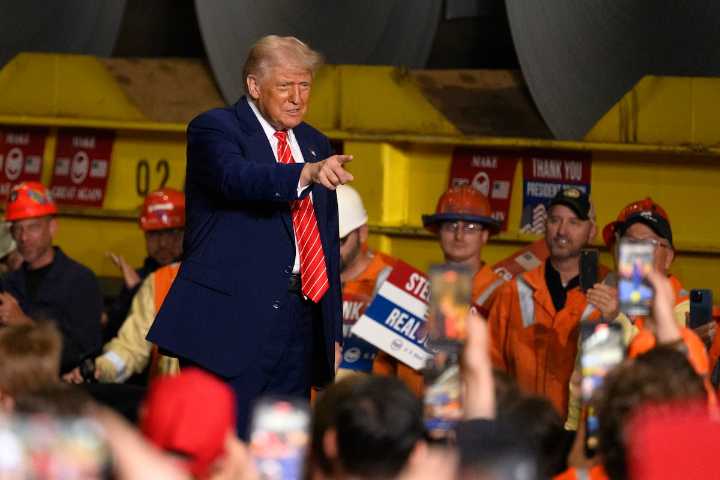 Trump announces plans to double steel tariffs on imports to 50%