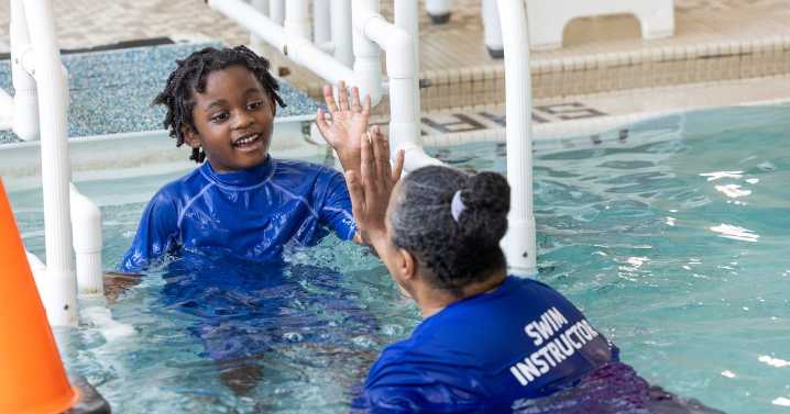YMCA adaptive swim program gives kids with disabilities a chance to learn