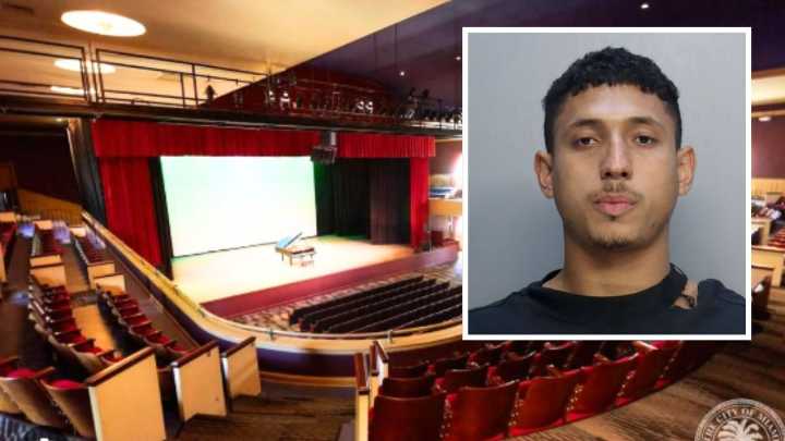 Hombre de Miami acusado de agredir al gerente del teatro Manuel Artime durante un ensayo con niñas