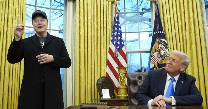 AP PHOTOS: Elon Musk leaves the White House after a turbulent effort to slash the government