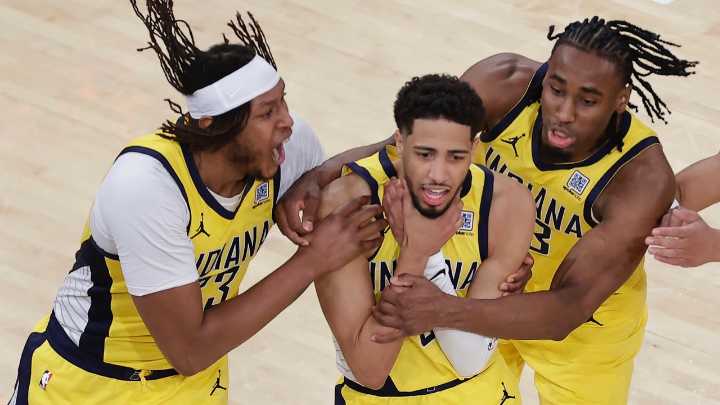 Pacers Tie It on Haliburton’s Jumper at Buzzer, Then Beat Knicks in OT of East Finals Game 1