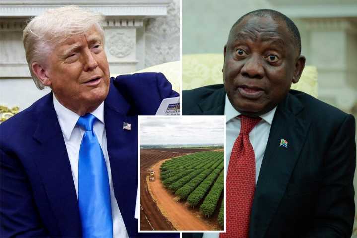 White House shuts down reporter's 'ridiculous' challenge of white South African farmer deaths
